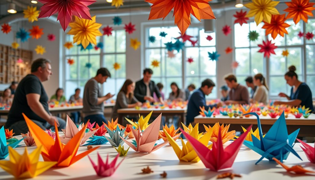 plongez dans l’univers fascinant de l’origami à l’espace richaud grâce à une exposition unique et des ateliers créatifs accessibles à tous. explorez cet art du pliage lors d’un événement incontournable.