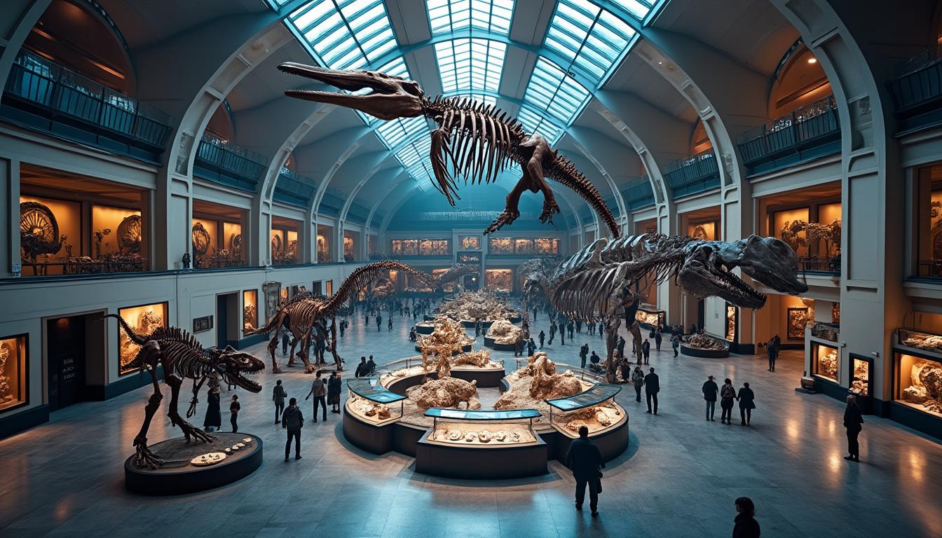 explorez les trésors cachés du musée d'histoire naturelle de londres et plongez dans un voyage fascinant à travers la nature et le temps.