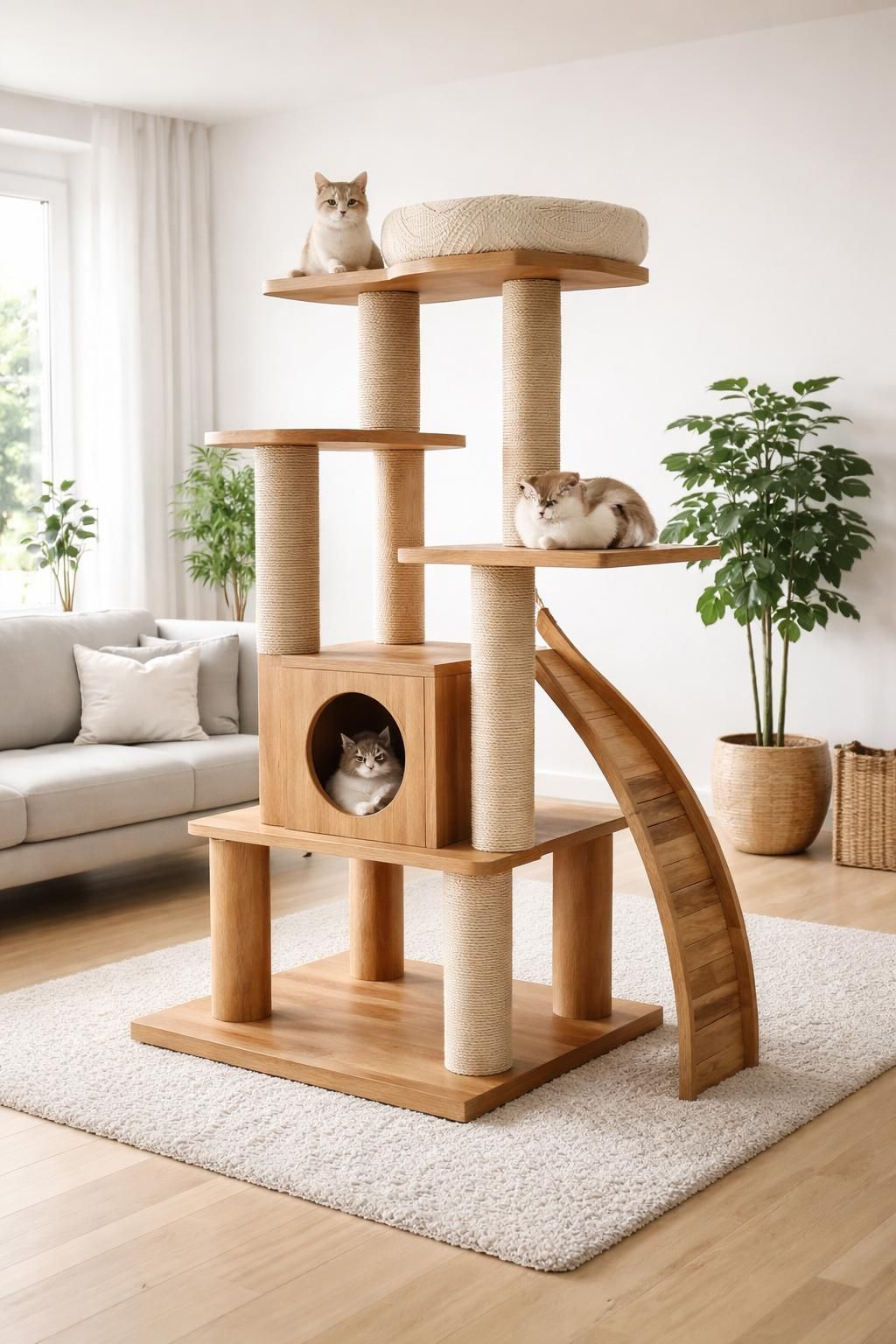 découvrez notre arbre à chat design alliant esthétique moderne et confort optimal pour votre félin, un mobilier élégant qui s'intègre parfaitement à votre intérieur.