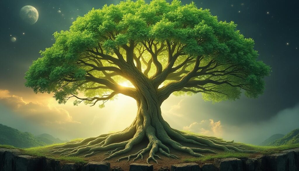 découvrez la signification profonde et les origines fascinantes du symbole de l'arbre de vie, un emblème universel de croissance, de connexion et d'harmonie.