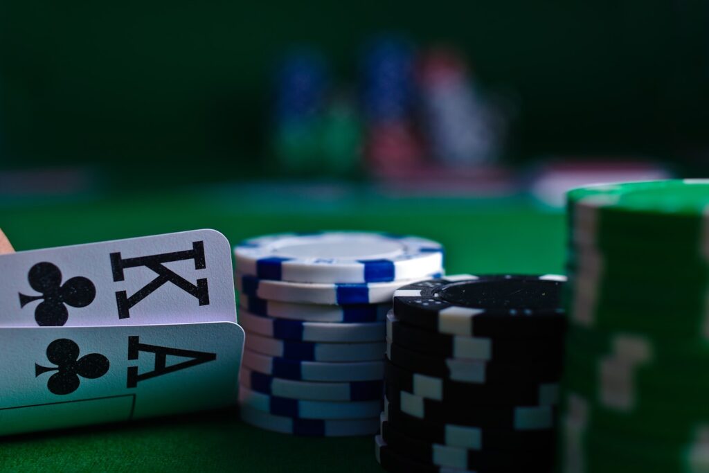 Friendly game of poker