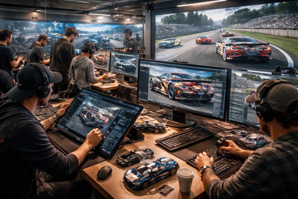 découvrez comment les modders d'assetto corsa transforment la course virtuelle en une véritable œuvre d'art grâce à leur créativité et leur passion.