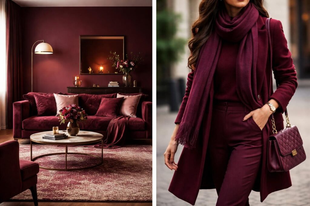 découvrez comment la couleur bordeaux, riche et intense, transforme la décoration intérieure et la mode en apportant élégance, chaleur et sophistication à vos espaces et tenues.