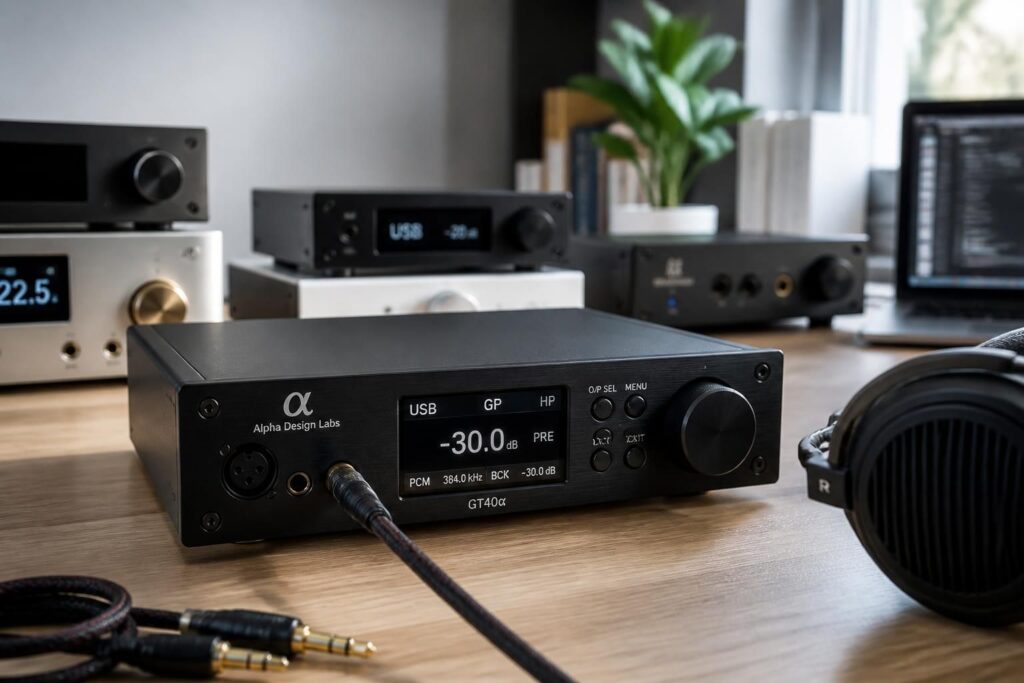 découvrez notre test complet du dac usb alpha design labs gt40a et explorez ses performances ainsi que celles des modèles phares de la marque.