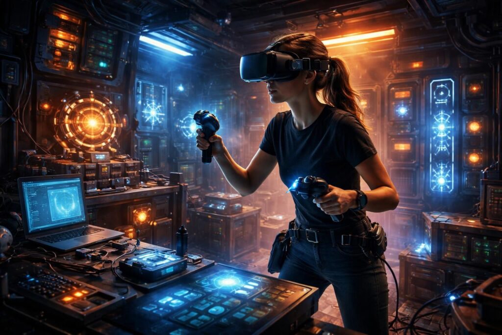 découvrez escape simulator 2, le jeu d’évasion virtuelle ultime qui vous plonge dans des énigmes captivantes et des défis immersifs. préparez-vous à tester votre logique et votre esprit d’équipe !