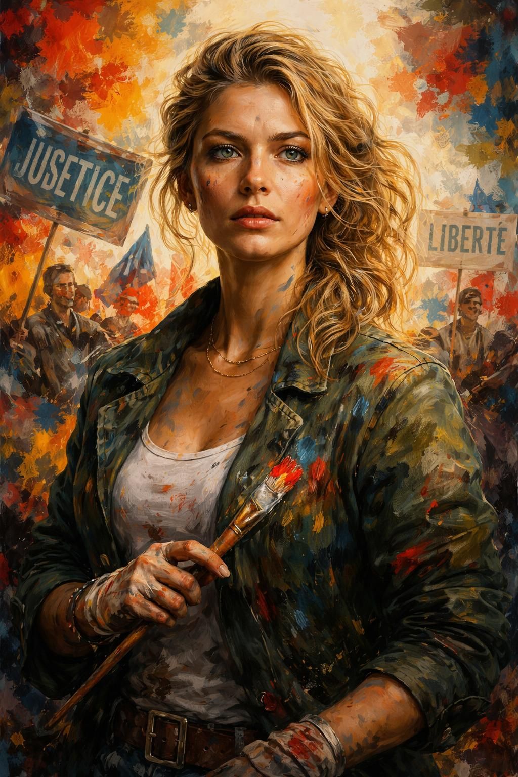 découvrez le portrait de jehanne chauffroy, une artiste engagée qui allie avec passion tradition et modernité dans son œuvre singulière.