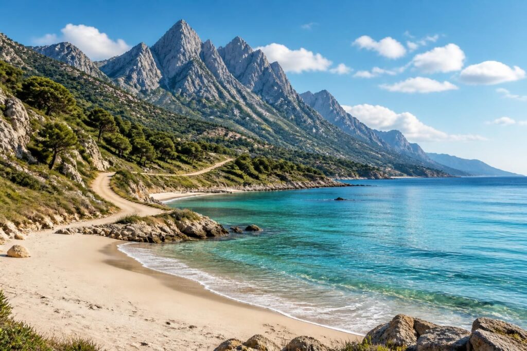 apprenez à dessiner facilement des paysages avec des techniques simples pour représenter la mer, la montagne et la perspective, même pour les débutants.