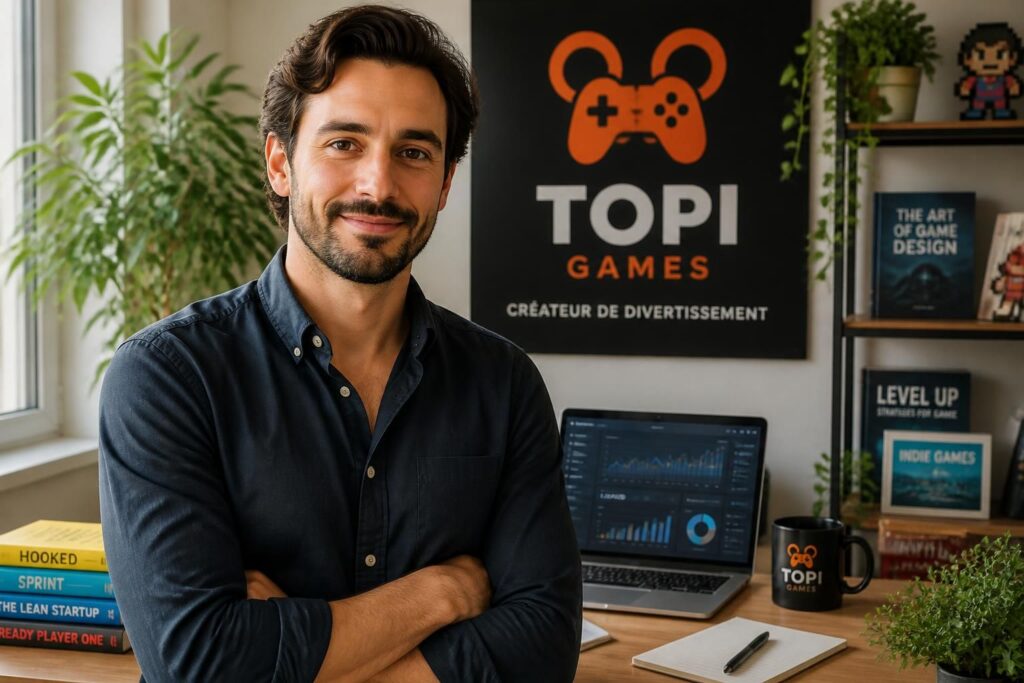 découvrez le profil et le parcours de topi games, le fondateur passionné à l'origine de la société innovante.