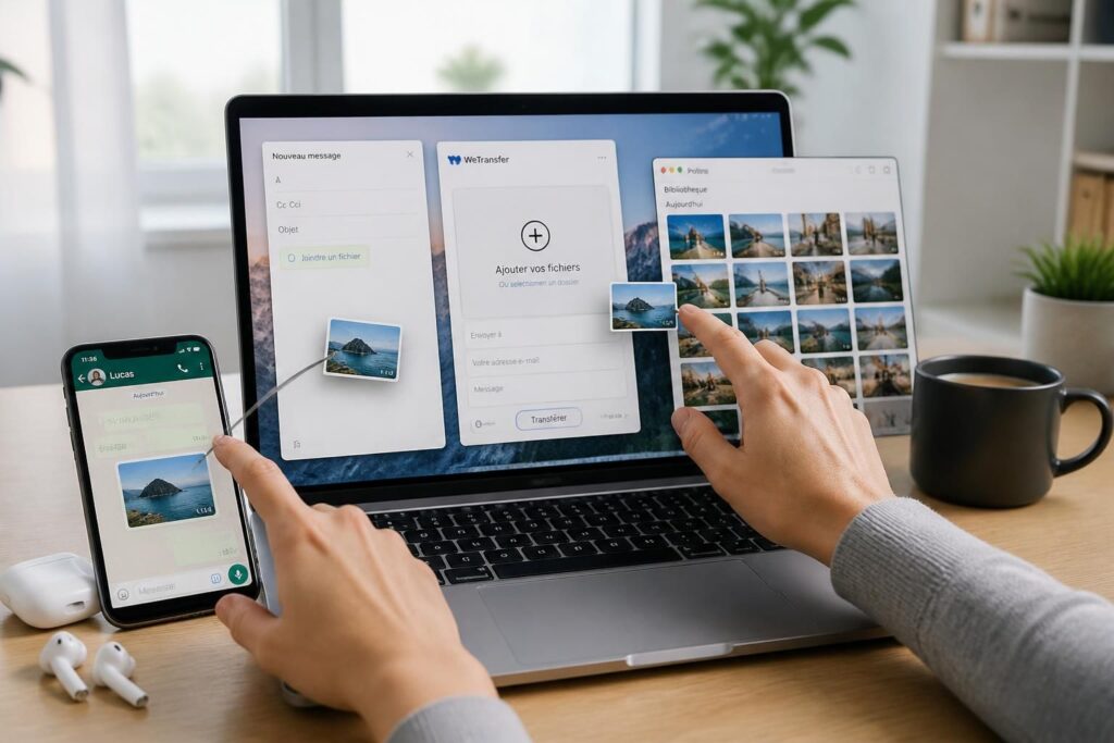 découvrez comment envoyer facilement vos photos par mail, whatsapp ou wetransfer grâce à nos astuces simples et rapides pour partager vos souvenirs en toute simplicité.